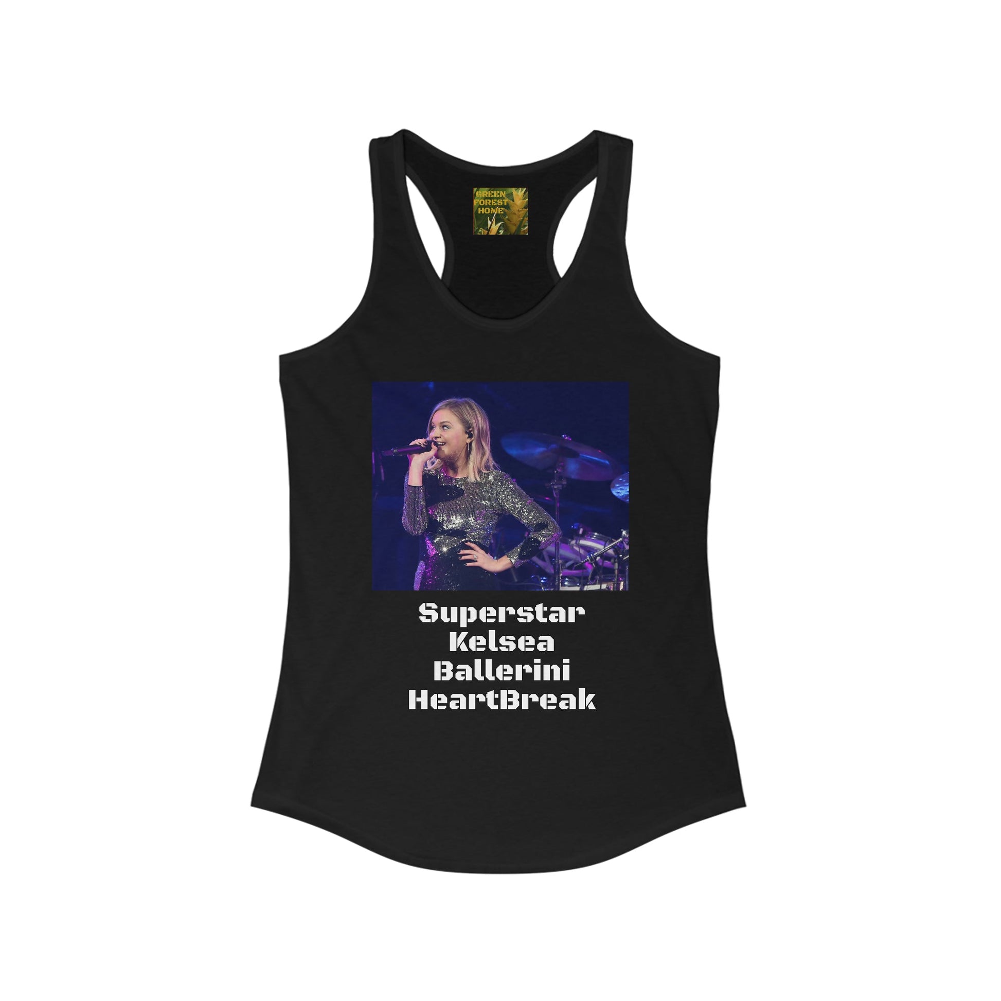 Heart❤️Break SUPERSTAR - Women's Ideal Racerback Tank - Kelsea Ballerini Makes SNL debut with Songs Inspired by Morgan Evans Divorce - Green Forest Home