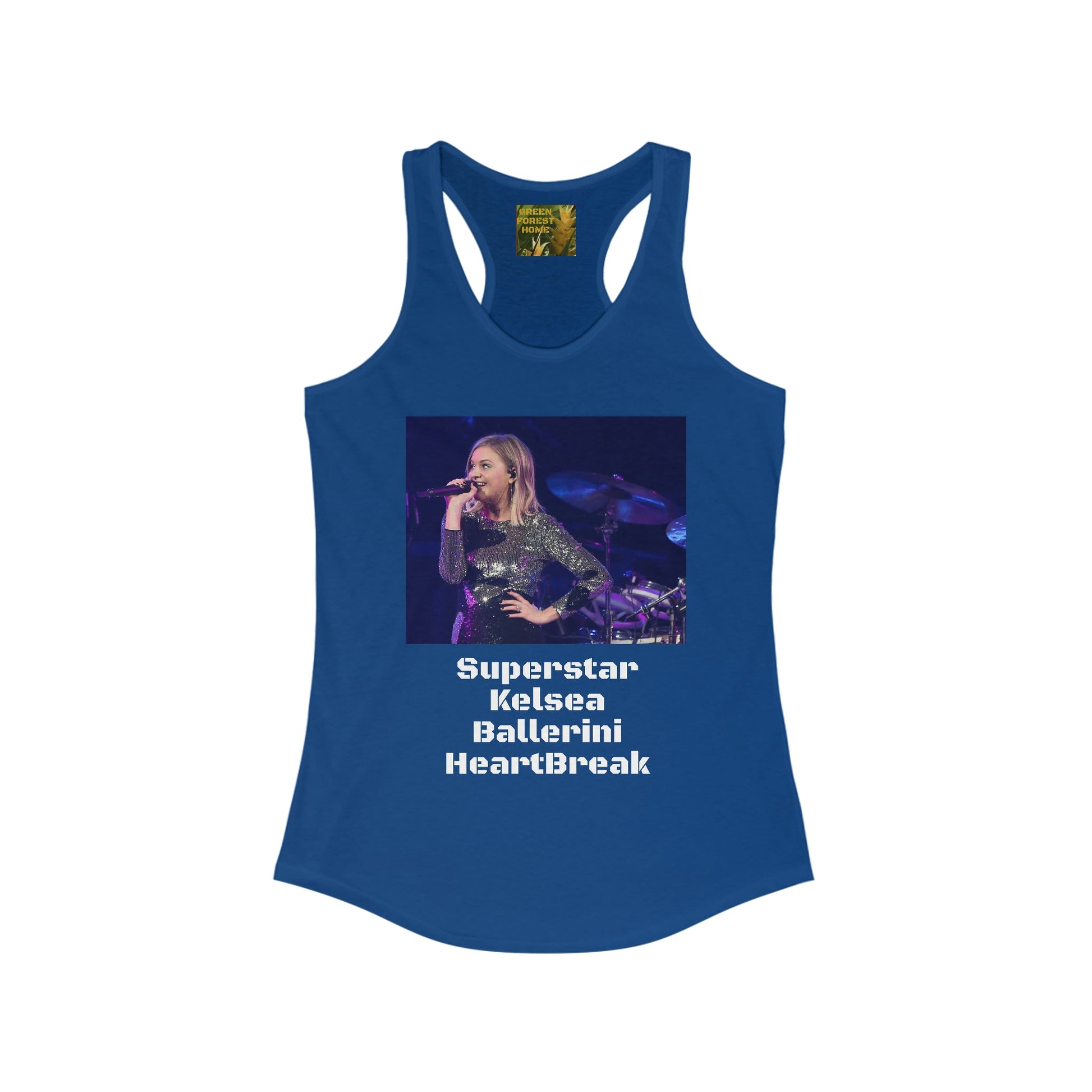 Heart❤️Break SUPERSTAR - Women's Ideal Racerback Tank - Kelsea Ballerini Makes SNL debut with Songs Inspired by Morgan Evans Divorce - Green Forest Home