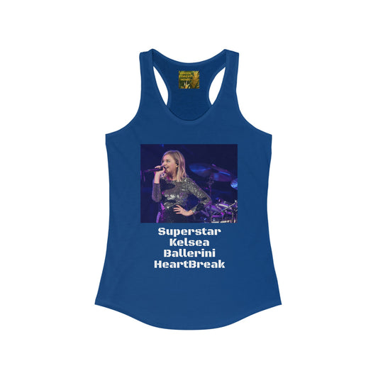 Heart❤️Break SUPERSTAR - Women's Ideal Racerback Tank - Kelsea Ballerini Makes SNL debut with Songs Inspired by Morgan Evans Divorce - Green Forest Home