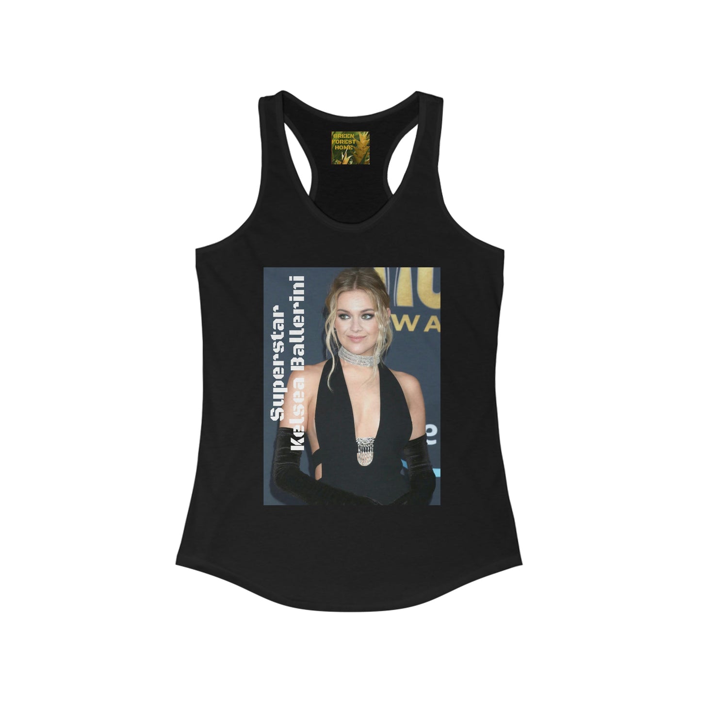Heart❤️Break SUPERSTAR - Women's Ideal Racerback Tank - US Print - Kelsea Ballerini Makes SNL debut with Songs Inspired by Divorce - Green Forest Home