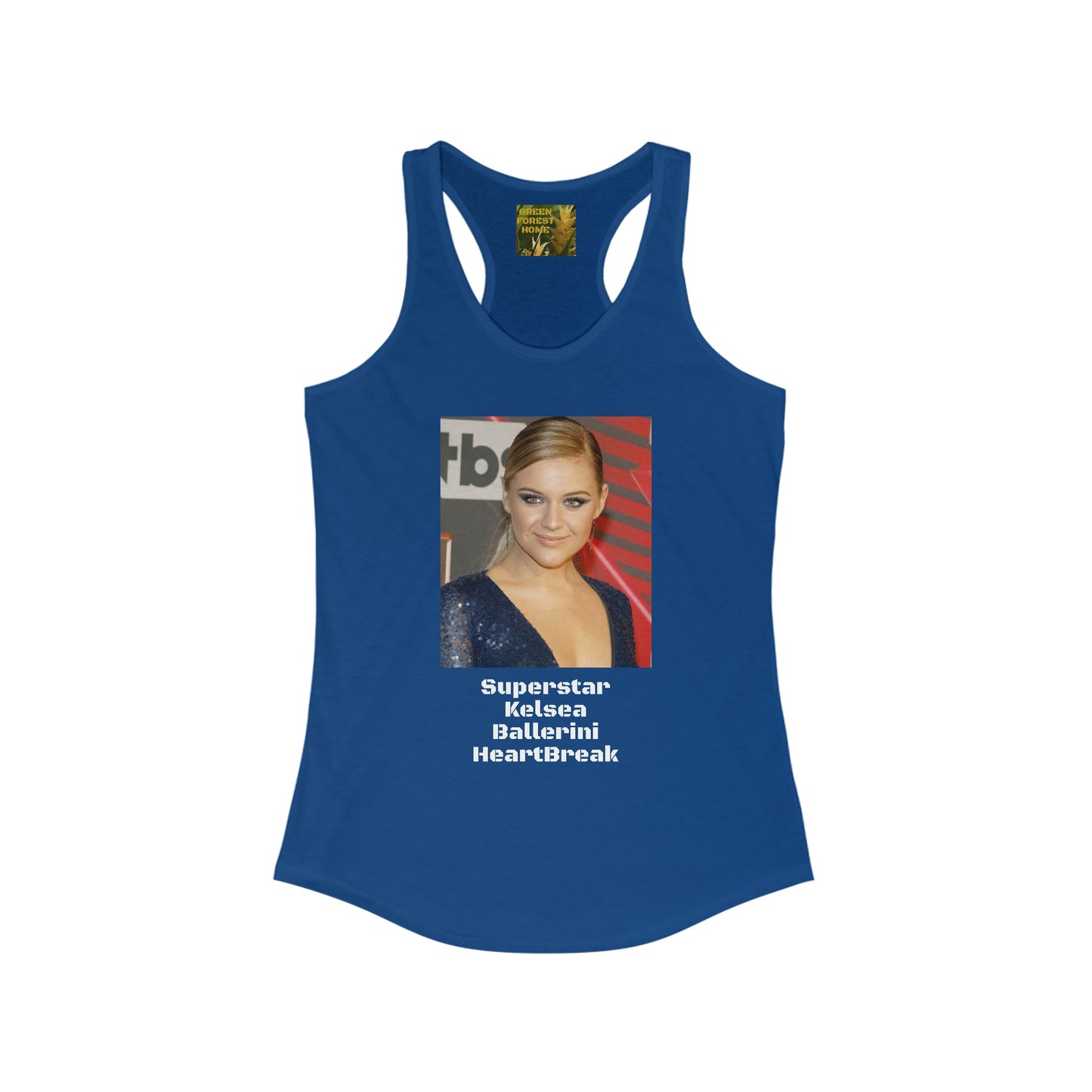 Heart❤️Break SUPERSTAR - Women's Ideal Racerback Tank - US Print - Kelsea Ballerini Makes SNL debut with Songs Inspired by Morgan Evans Divorce - Green Forest Home