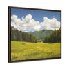 Horizontal Framed Premium Gallery Wrap Canvas - Cades Cove - Celebrating the Great Smoky Mountain National Park - Green Forest Home