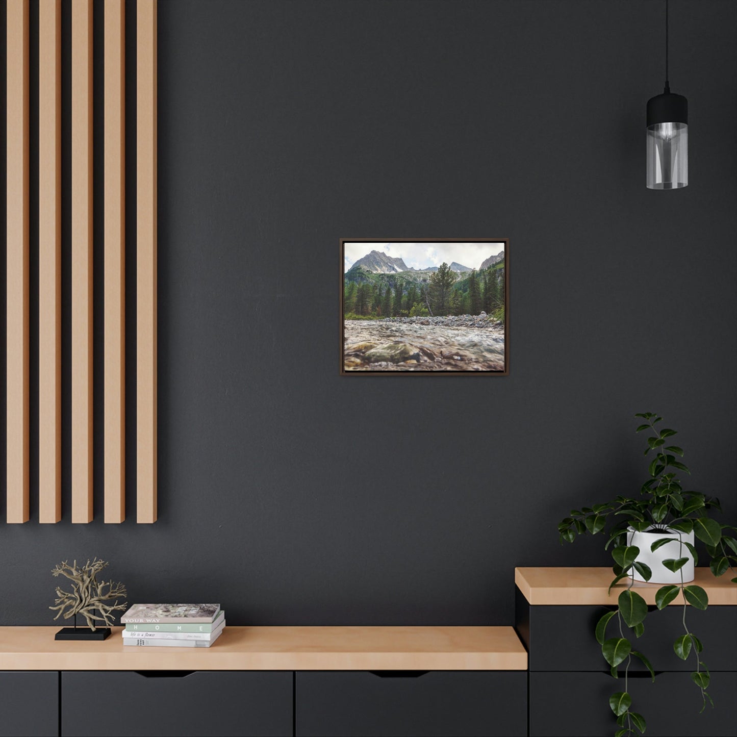 Horizontal Framed Premium Gallery Wrap Canvas - Celebrating the Great Smoky Mountain National Park - Green Forest Home