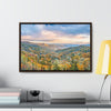 Horizontal Framed Premium Gallery Wrap Canvas - Celebrating the Great Smoky Mountain National Park - Green Forest Home