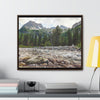 Horizontal Framed Premium Gallery Wrap Canvas - Celebrating the Great Smoky Mountain National Park - Green Forest Home