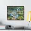 Horizontal Framed Premium Gallery Wrap Canvas - Celebrating the Great Smoky Mountain National Park - Green Forest Home