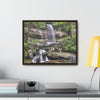 Horizontal Framed Premium Gallery Wrap Canvas - Celebrating the Great Smoky Mountain National Park - Green Forest Home