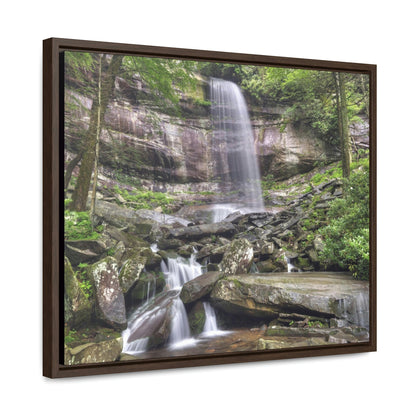 Horizontal Framed Premium Gallery Wrap Canvas - Celebrating the Great Smoky Mountain National Park - Green Forest Home