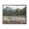 Horizontal Framed Premium Gallery Wrap Canvas - Celebrating the Great Smoky Mountain National Park - Green Forest Home