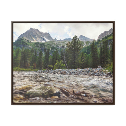 Horizontal Framed Premium Gallery Wrap Canvas - Celebrating the Great Smoky Mountain National Park - Green Forest Home