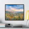 Horizontal Framed Premium Gallery Wrap Canvas - Celebrating the Great Smoky Mountain National Park - Green Forest Home