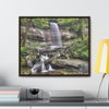 Horizontal Framed Premium Gallery Wrap Canvas - Celebrating the Great Smoky Mountain National Park - Green Forest Home
