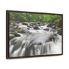 Horizontal Framed Premium Gallery Wrap Canvas - Celebrating the Great Smoky Mountain National Park - Green Forest Home