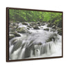 Horizontal Framed Premium Gallery Wrap Canvas - Celebrating the Great Smoky Mountain National Park - Green Forest Home