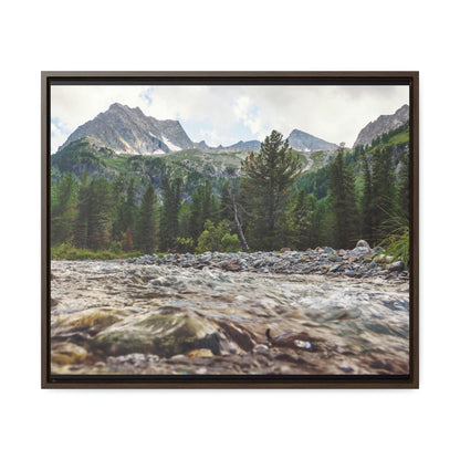 Horizontal Framed Premium Gallery Wrap Canvas - Celebrating the Great Smoky Mountain National Park - Green Forest Home