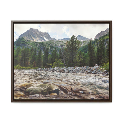 Horizontal Framed Premium Gallery Wrap Canvas - Celebrating the Great Smoky Mountain National Park - Green Forest Home