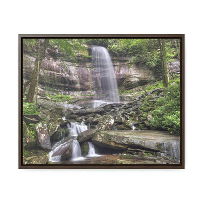 Horizontal Framed Premium Gallery Wrap Canvas - Celebrating the Great Smoky Mountain National Park - Green Forest Home
