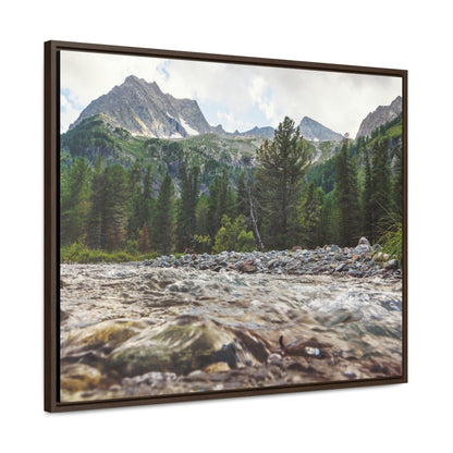 Horizontal Framed Premium Gallery Wrap Canvas - Celebrating the Great Smoky Mountain National Park - Green Forest Home