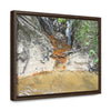 Horizontal Framed Premium Gallery Wrap Canvas - Holy Spirit River explorations - El Yunque rainforest PR - Green Forest Home