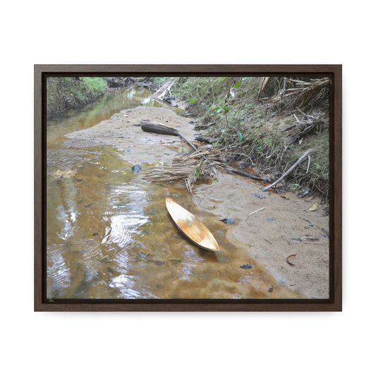 Horizontal Framed Premium Gallery Wrap Canvas - Holy Spirit River explorations - El Yunque rainforest PR - Green Forest Home
