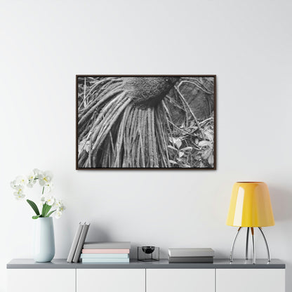 Horizontal Framed Premium Gallery Wrap Canvas - Holy Spirit River explorations - El Yunque rainforest PR - Green Forest Home