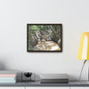 Horizontal Framed Premium Gallery Wrap Canvas - Holy Spirit River explorations - El Yunque rainforest PR - Green Forest Home