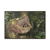 Horizontal Framed Premium Gallery Wrap Canvas - Holy Spirit River explorations - El Yunque rainforest PR - Green Forest Home