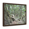 Horizontal Framed Premium Gallery Wrap Canvas - Holy Spirit River explorations - El Yunque rainforest PR - Green Forest Home