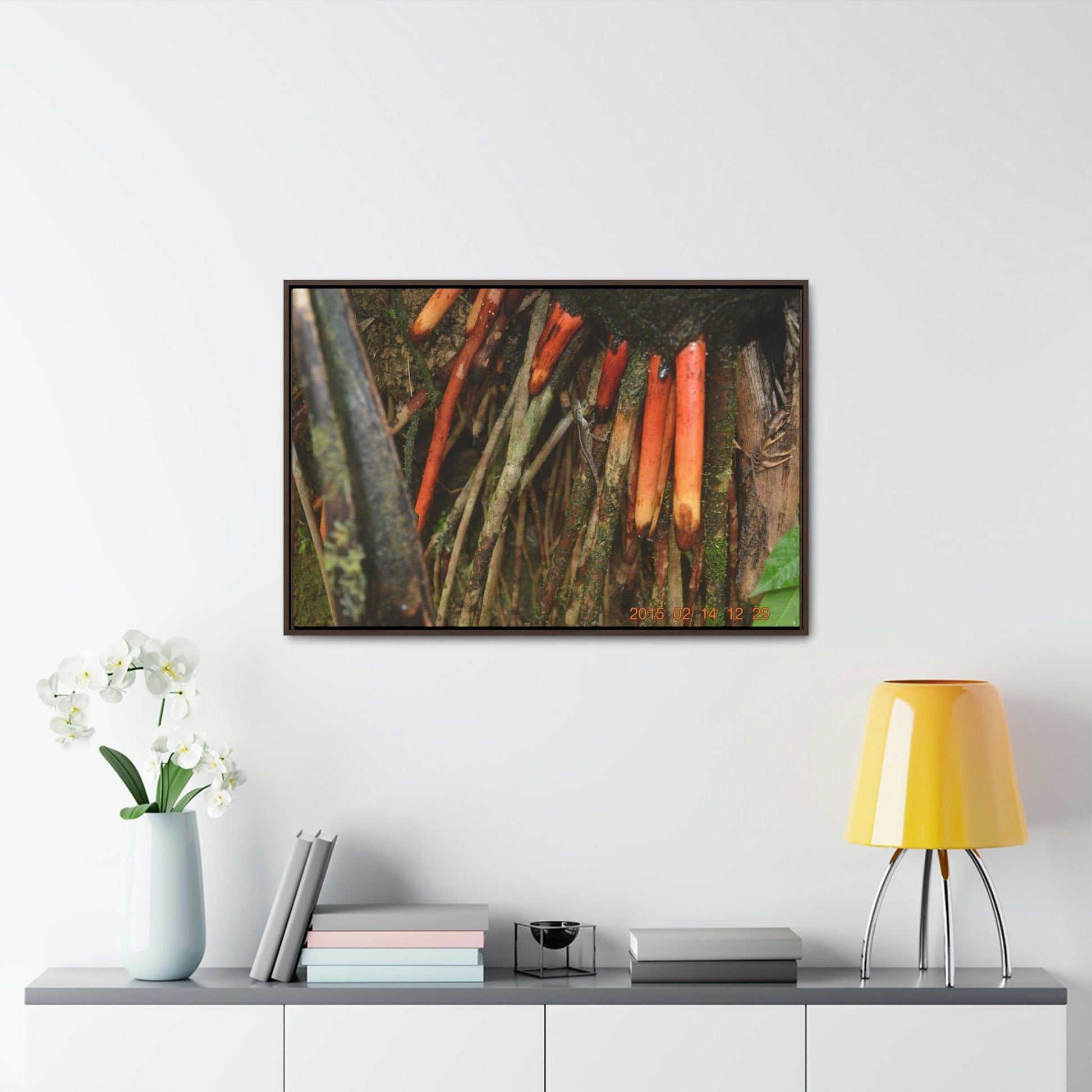 Horizontal Framed Premium Gallery Wrap Canvas - Holy Spirit River explorations - El Yunque rainforest PR - Green Forest Home