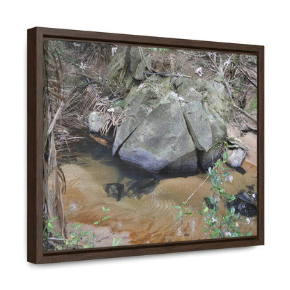 Horizontal Framed Premium Gallery Wrap Canvas - Holy Spirit River explorations - El Yunque rainforest PR - Green Forest Home