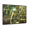 Horizontal Framed Premium Gallery Wrap Canvas - Holy Spirit River explorations - El Yunque rainforest PR - Green Forest Home