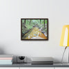 Horizontal Framed Premium Gallery Wrap Canvas - Holy Spirit River explorations - El Yunque rainforest PR - Green Forest Home