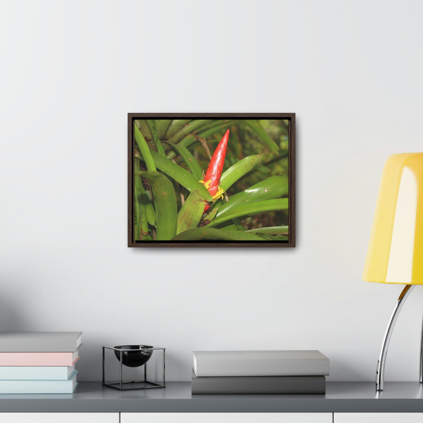 Horizontal Framed Premium Gallery Wrap Canvas - Holy Spirit River explorations - El Yunque rainforest PR - Green Forest Home