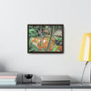 Horizontal Framed Premium Gallery Wrap Canvas - Holy Spirit River explorations - El Yunque rainforest PR - Green Forest Home