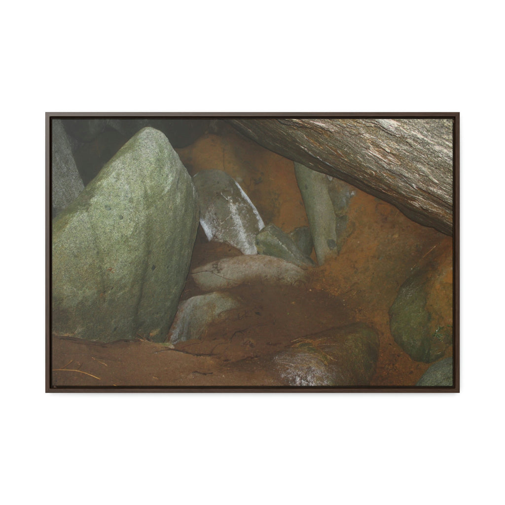 Horizontal Framed Premium Gallery Wrap Canvas - Holy Spirit River explorations - El Yunque rainforest PR - Green Forest Home