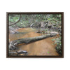 Horizontal Framed Premium Gallery Wrap Canvas - Holy Spirit River explorations - El Yunque rainforest PR - Green Forest Home