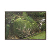 Horizontal Framed Premium Gallery Wrap Canvas - Holy Spirit River explorations - El Yunque rainforest PR - Green Forest Home