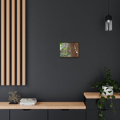 Horizontal Framed Premium Gallery Wrap Canvas - Holy Spirit River explorations - El Yunque rainforest PR - Green Forest Home