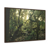 Horizontal Framed Premium Gallery Wrap Canvas - Holy Spirit River explorations - El Yunque rainforest PR - Green Forest Home