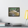 Horizontal Framed Premium Gallery Wrap Canvas - Holy Spirit River explorations - El Yunque rainforest PR - Green Forest Home