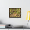 Horizontal Framed Premium Gallery Wrap Canvas - Holy Spirit River explorations - El Yunque rainforest PR - Green Forest Home