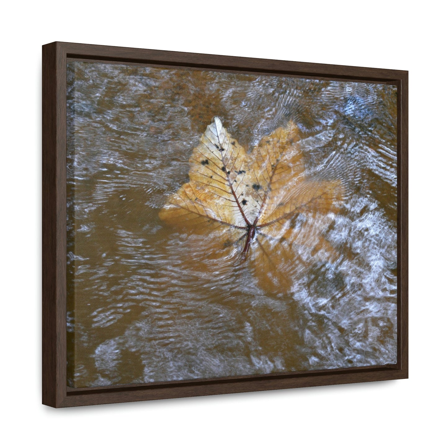 Horizontal Framed Premium Gallery Wrap Canvas - Holy Spirit River explorations - El Yunque rainforest PR - Green Forest Home