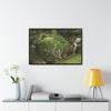 Horizontal Framed Premium Gallery Wrap Canvas - Holy Spirit River explorations - El Yunque rainforest PR - Green Forest Home