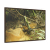Horizontal Framed Premium Gallery Wrap Canvas - Holy Spirit River explorations - El Yunque rainforest PR - Green Forest Home