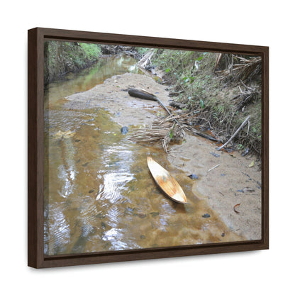 Horizontal Framed Premium Gallery Wrap Canvas - Holy Spirit River explorations - El Yunque rainforest PR - Green Forest Home