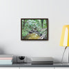 Horizontal Framed Premium Gallery Wrap Canvas - Holy Spirit River explorations - El Yunque rainforest PR - Green Forest Home