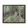 Horizontal Framed Premium Gallery Wrap Canvas - Holy Spirit River explorations - El Yunque rainforest PR - Green Forest Home