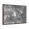 Horizontal Framed Premium Gallery Wrap Canvas - sketch image - 14 KM TRADEWINDS TRAIL - EL YUNQUE RAINFOREST PR EXPLORATION ON 2013-02-01 - OLD PAL RESTS ON TREE WHILE IT HOLDS ON ANOTHER DECAYING TREE AS BASE - THE CLOUD FOREST - BEFORE MARIA - Green Forest Home