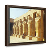 Horizontal Framed Premium Gallery Wrap Canvas - View of Luxor Temple - Egypt - Ancient religions - Green Forest Home
