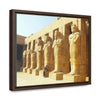 Horizontal Framed Premium Gallery Wrap Canvas - View of Luxor Temple - Egypt - Ancient religions - Green Forest Home